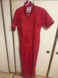 2026年最新】Dickies カラー：レッド系 メンズ オーバーオール・つなぎ