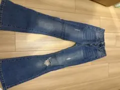 SHEIN キッズ フレアデニムパンツ 8-9Yのサムネイル