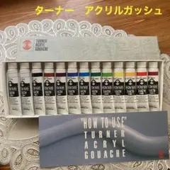 未使用■ターナー　アクリル絵の具 ★ 13色スクールセット TURNER