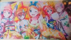 五等分の花嫁　ラバーマット　プレイマット