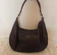 COACH ボルドーレザー ショルダーバッグ 保存袋付き COACH ボルドーレザー ショルダーバッグ 保存袋付き - メルカリ