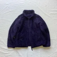 UNIQLO キッズ ボアフリース ネイビー 140cm