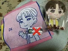 petiteen 一番くじ　DK ドギョム　ぬいぐるみ　ハンドタオル