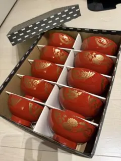 輪島塗 末永作 朱金の椀 盛器 本金朱高台 朱塗 木製漆器 漆芸 漆器