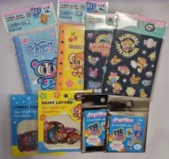 エンジェルブルー　シール、シール帳8点セット(セリア)