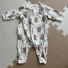H&M チャック式ベビー ロンパース クマ柄 2-4ヶ月のサムネイル