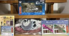 一番くじ 歌川一門 ラストワン フィギュア B賞ブランケット、おまけ