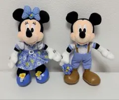 ブルーエバーアフター　ミッキー　ミニー　ぬいぐるみバッジセット