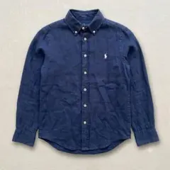 人気　Ralph Lauren リネンシャツ　ラルフローレン　麻100%