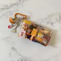 ガチャ詰めポーチ　オレンジ系