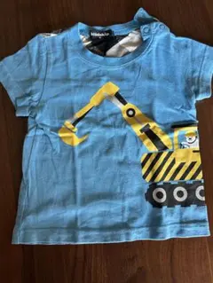 klädskåp ショベルカー柄 Tシャツ 80cmのサムネイル