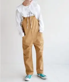 SLOBE citron. UNIVERSAL OVERALL サロペット