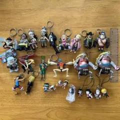 ワンピースフィギュアキーホルダーおまとめセット