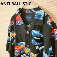 ANTI BALLISTIC レーヨン アロハシャツ メンズL　開襟　総柄