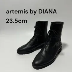 artemis by DIANAトラックソールレースアップショートブーツのサムネイル