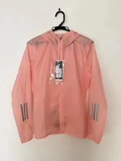 adidas ピンク ウィンドブレーカー M