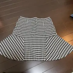 MAX&Co. チェック柄 フレアスカート