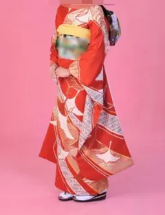 ※振袖セットNo39-振袖+袋帯　2点セット　最終値下!!