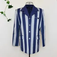 Lautreamont ストライプ柄ジャケット　wool混　М