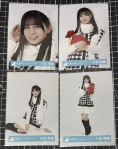 小坂菜緒　生写真 4種 コンプ 日向坂46 2026 バレンタイン