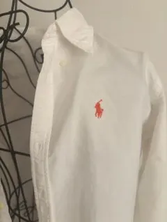 ラルフローレン　長袖シャツ　 可愛いピンクロゴ
