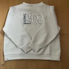 N＋　LEOPARD ロゴ スウェット アイボリー