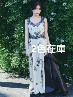 レーストリムプリントキャミワンピース SNIDEL イエロー 0サイズ