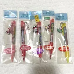 【新品未開封】ご当地キティ　ハローキティ　シャープペン　5本セット　平成レトロ