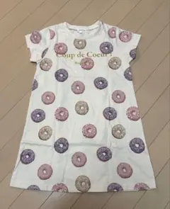 【ROPÉ PICNIC】ロペピクニック ドーナツ柄半袖ワンピース 120cmのサムネイル