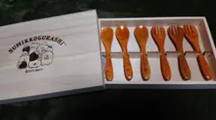 すみっコぐらし いちごフェア 木製カラトリーセット