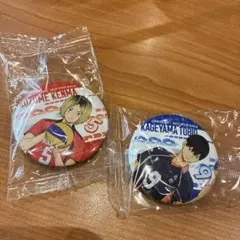 日向翔陽 影山飛雄 ピンバッジセット　くら寿司