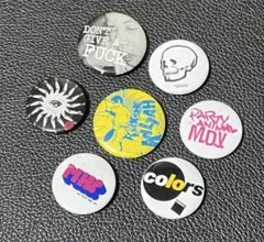 ファッションブランド　缶バッジ7個セット