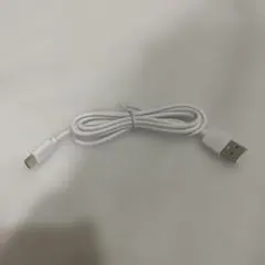 USB-A to Micro USB ホワイトケーブル
