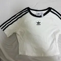 【美品】スリーストライプス 半袖ベビーTシャツ / アディダスオリジナルス