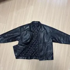 HUF（ハフ）フェイクレザージャケット（L）