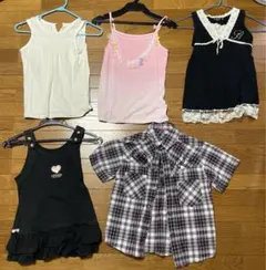 子供服 女の子 まとめ売り 夏服5枚　130㎝