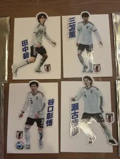 SAMURAI BLUE ダイカットステッカー 4枚セット