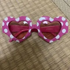 ミニーマウス ハート型サングラス