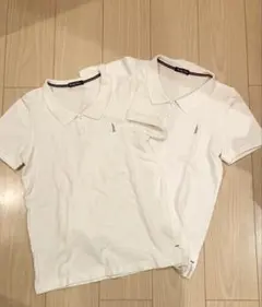 EAST BOY Venus ホワイト ポロシャツ 2枚セット　半袖　通学　制服