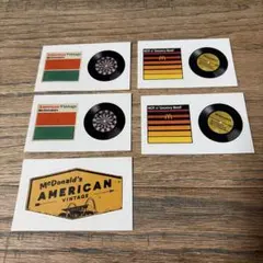 マクドナルド アメリカンビンテージ ステッカーセット