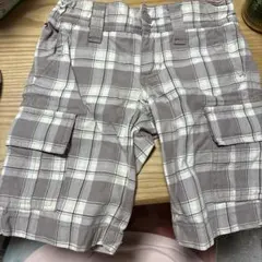 トミーヒルフィガー 半ズボン ブラウン&グレー系チェック