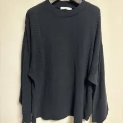 22SS YASHIKI Rekihama Knit 2 ブラック 礫浜のサムネイル