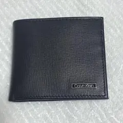 Calvin Klein 二つ折り財布 ブラック　【訳あり】のサムネイル