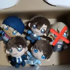 名探偵コナン ぬいぐるみマスコット 4体セット(安室、萩原、松田、諸伏)