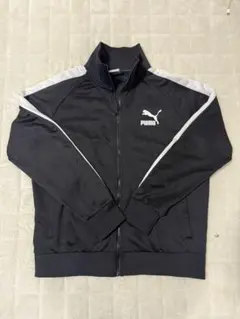 PUMA ブラック ジップアップジャケット