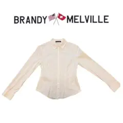 BRANDY MELVILLE アイボリー長袖シャツ