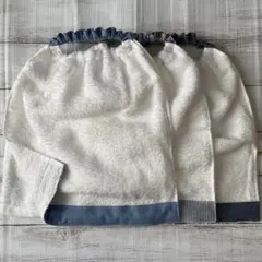 おりこうタオル おりこうエプロン ホワイト 二重 3枚セット