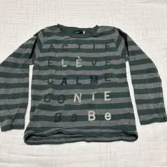 BeBe ストライプ 長袖カットソー 120cm
