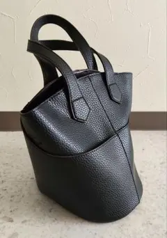 RACE LADIESバケツバッグ 　ハンドバッグ バケツ型バッグ 　ブラック