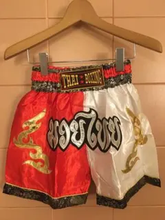 【次回入荷未定】王国直輸入　ムエタイ　キックボクシングパンツ　キッズ　子供XS